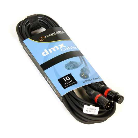 AC-DMX3/10 3 p. XLRm/3 p. XLRf 10m DMX - Pure Minds for Lighting Equipment & Requisites Trading Co.LLC