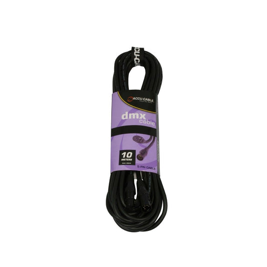 AC-DMX5/10 - 5 p. XLRm/5 p. XLR f 10m - Pure Minds for Lighting Equipment & Requisites Trading Co.LLC