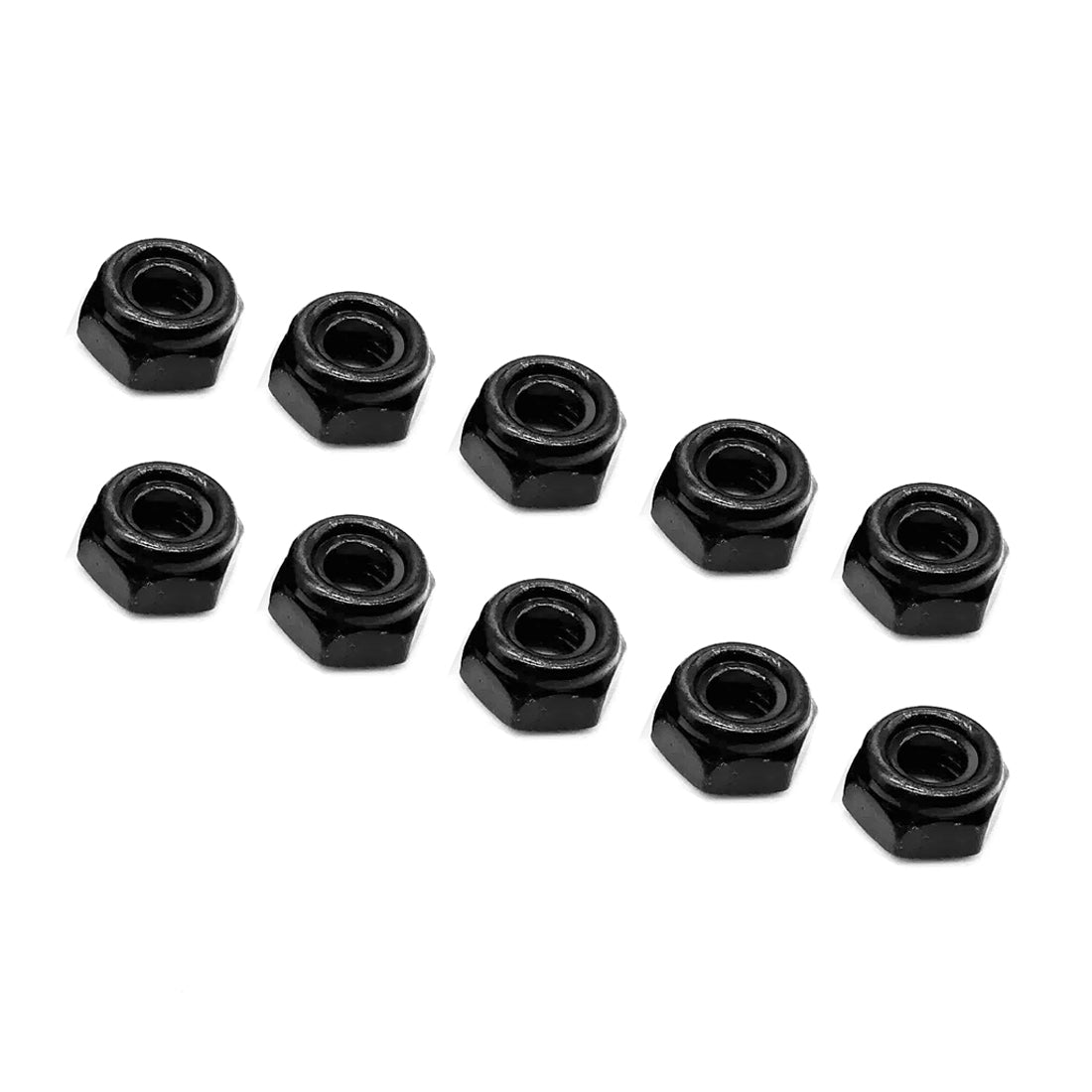 DT Nut M12 Selflocking Black (10pcs) - Pure Minds for Lighting Equipment & Requisites Trading Co.LLC