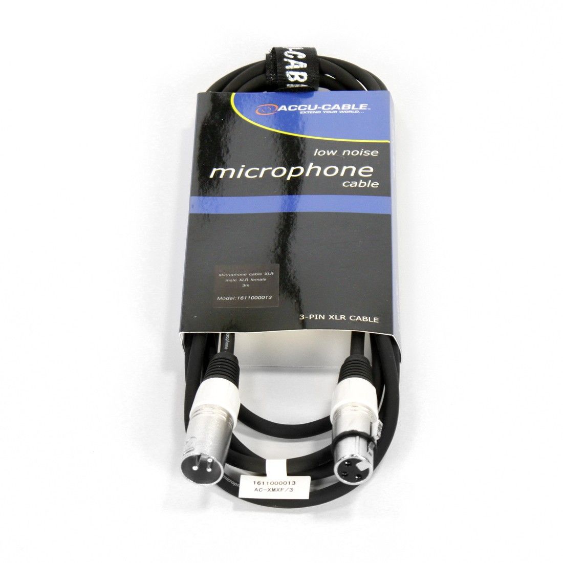 AC-XMXF/3 microphone cable XLR/XLR 3m - Pure Minds for Lighting Equipment & Requisites Trading Co.LLC