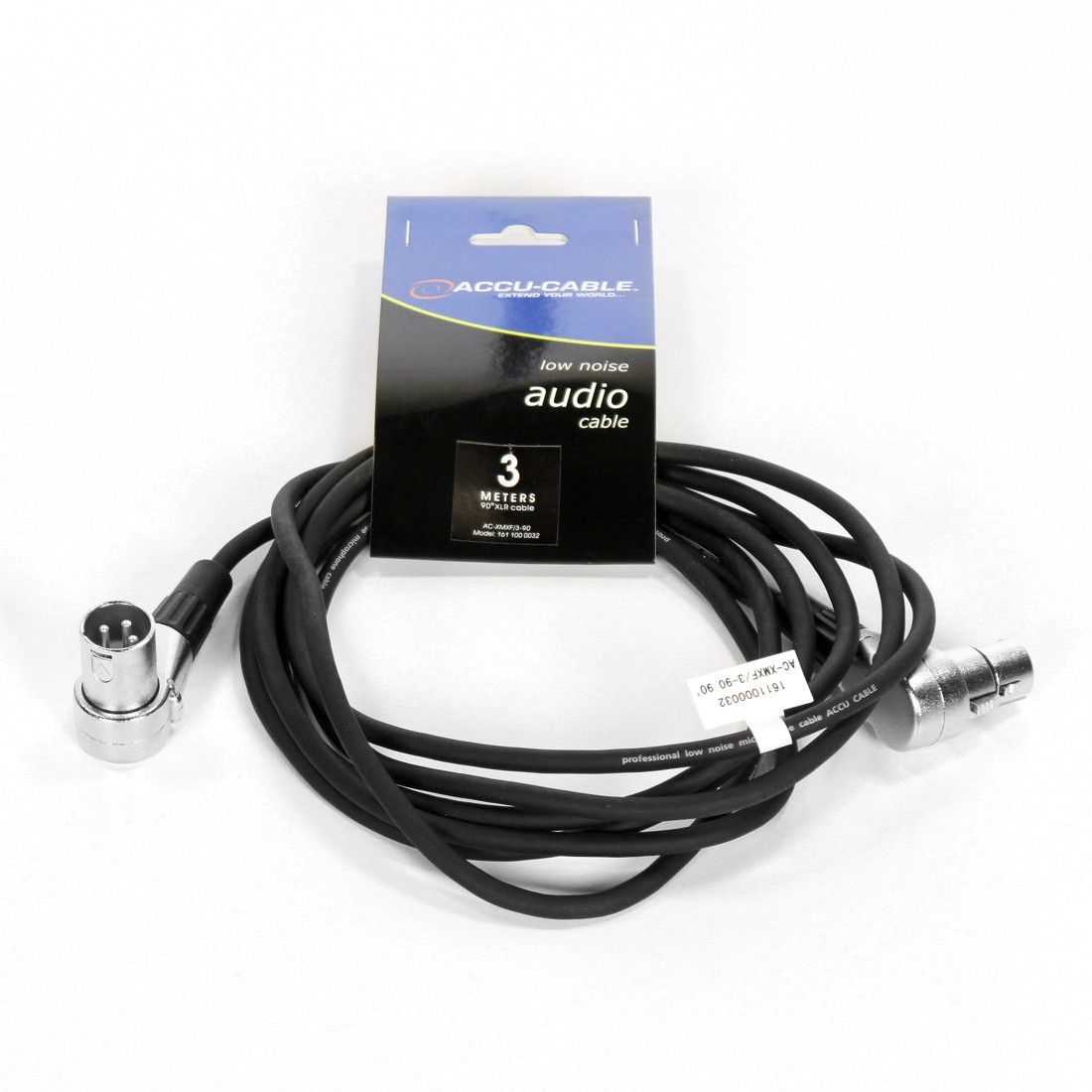 AC-XMXF/1,5-90 90° XLR 1,5m(Audio) - Pure Minds for Lighting Equipment & Requisites Trading Co.LLC