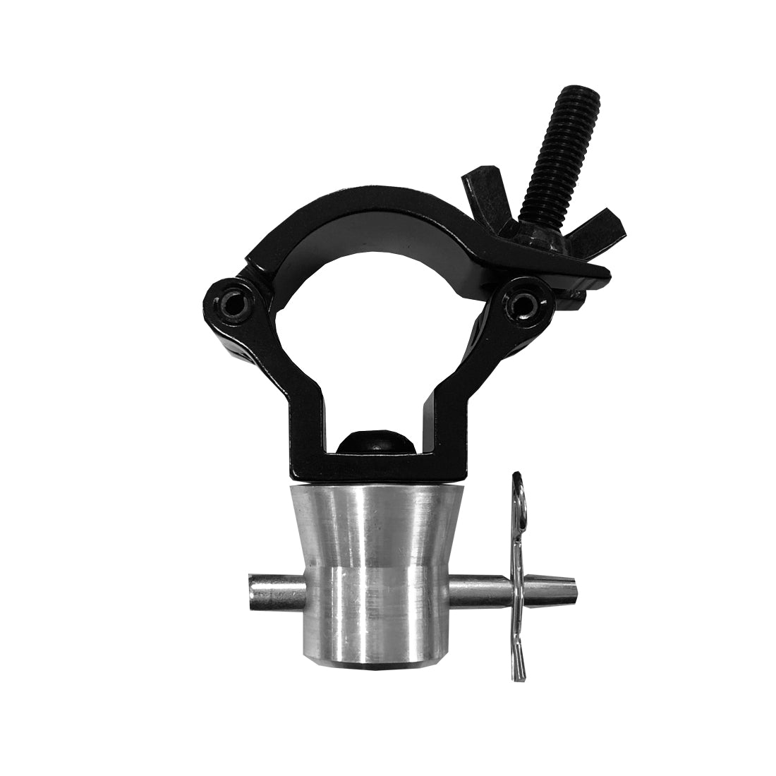DT Jr Clamp With Halfcone 75kg Black - Pure Minds for Lighting Equipment & Requisites Trading Co.LLC