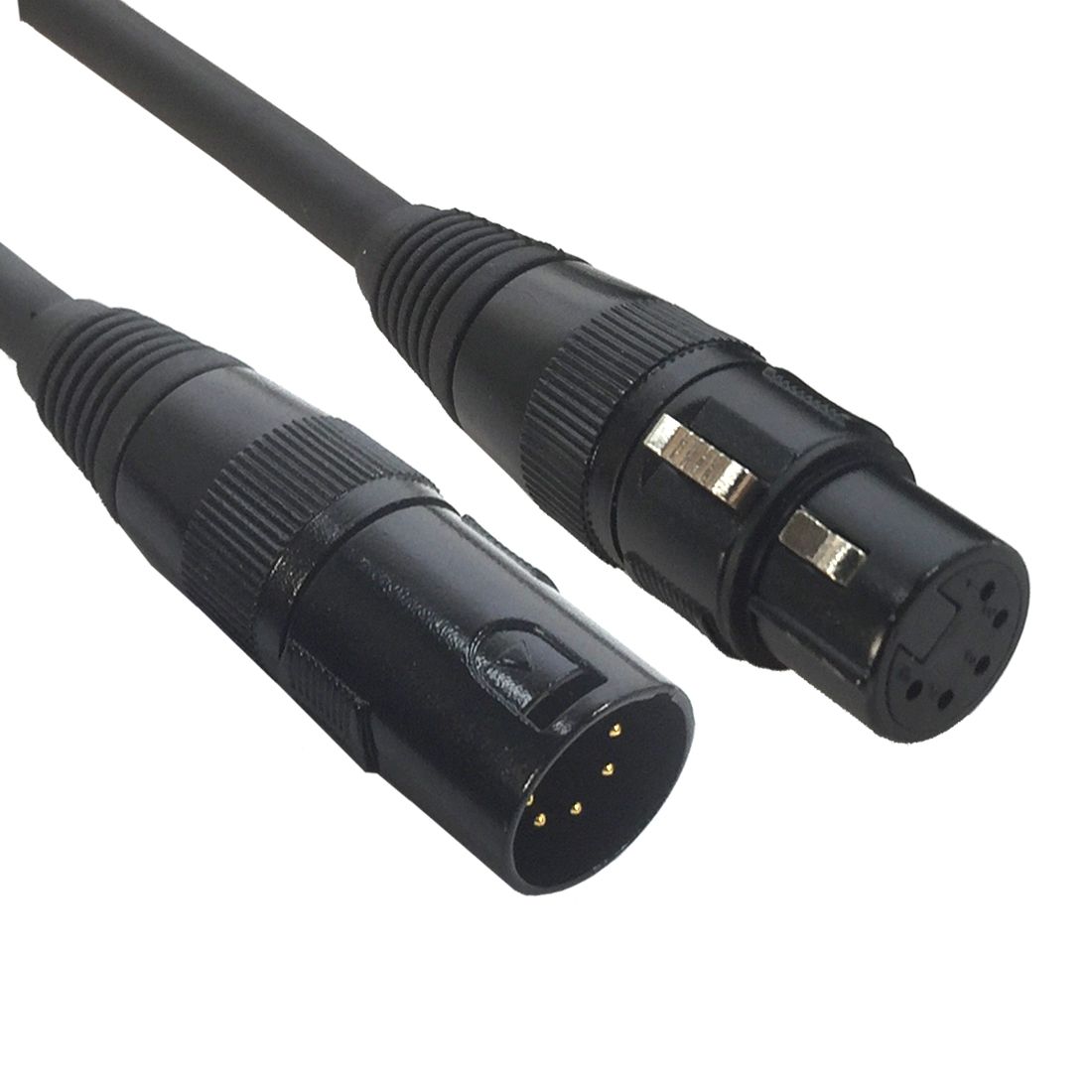 AC-DMX5/5 - 5 p. XLR m/5 p. XLR f 5m DMX - Pure Minds for Lighting Equipment & Requisites Trading Co.LLC