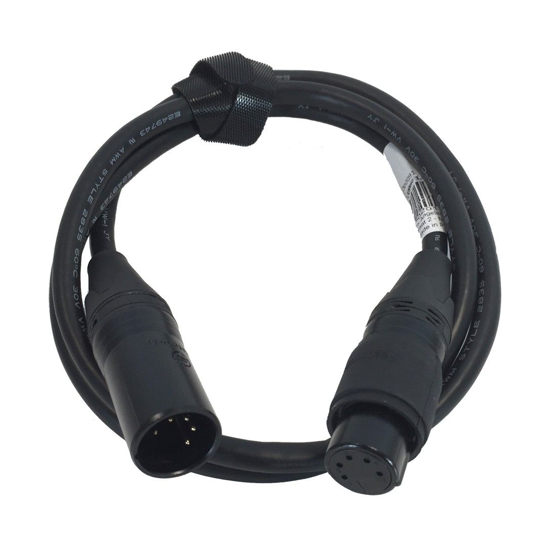 DMX 5pin IP65 1,0m STR