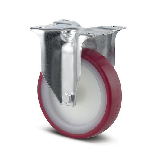 Tente Red wheel fixed 100mm