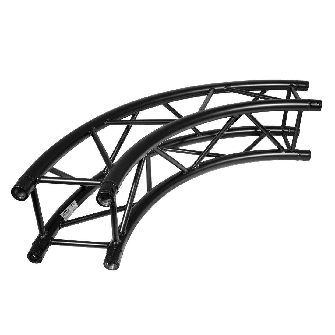 DT 34/2-Circle Part-2m-90° Black - Pure Minds for Lighting Equipment & Requisites Trading Co.LLC