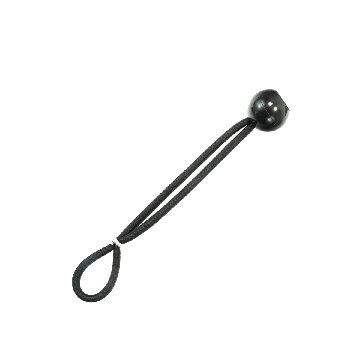 DT Ball Bungee Loop 5mm black 20cm(25pc)