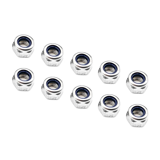 DT Nut M12 selflocking 10pcs - Pure Minds for Lighting Equipment & Requisites Trading Co.LLC