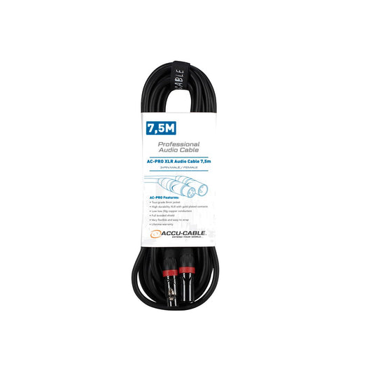 AC-PRO XLR audio cable 7,5m
